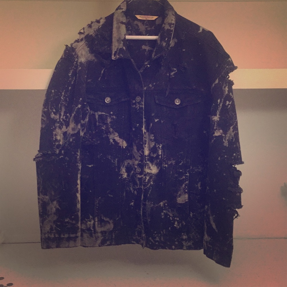 Distressed Jean Jacket